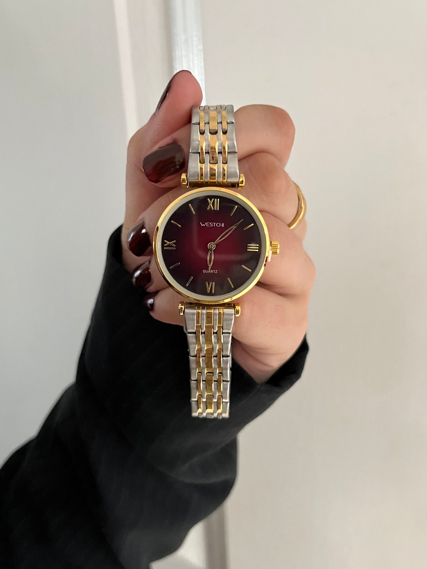 TWO TONE ROMAN WATCH✨