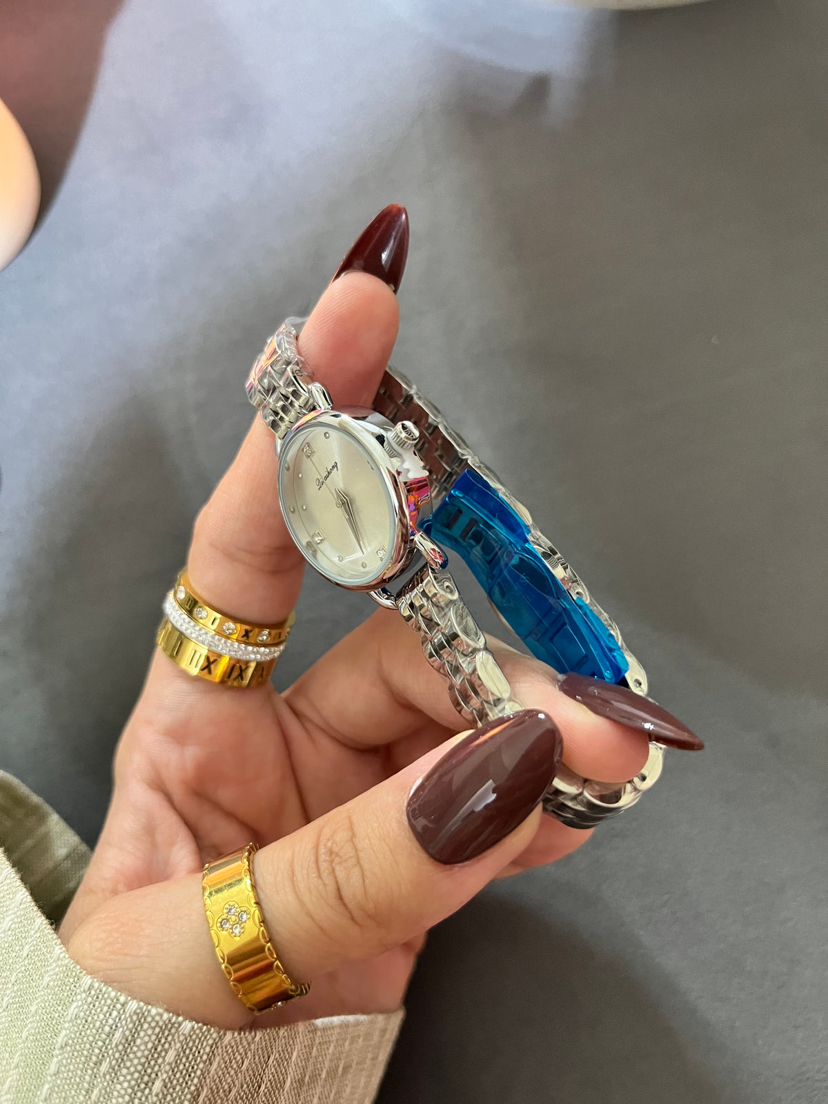 Starlight Silver Timepiece