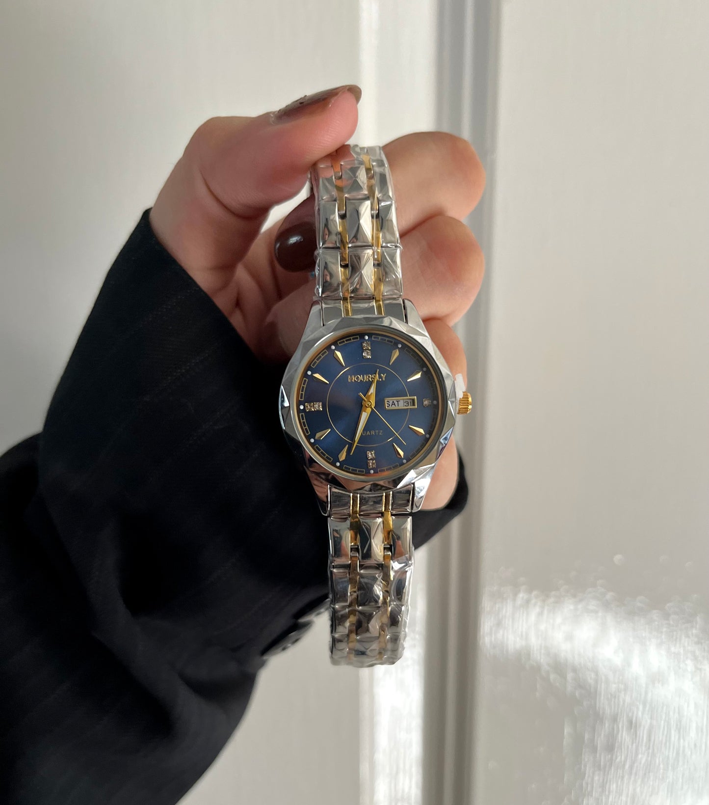 SILVER X SAPPHIRE COMBO WATCH