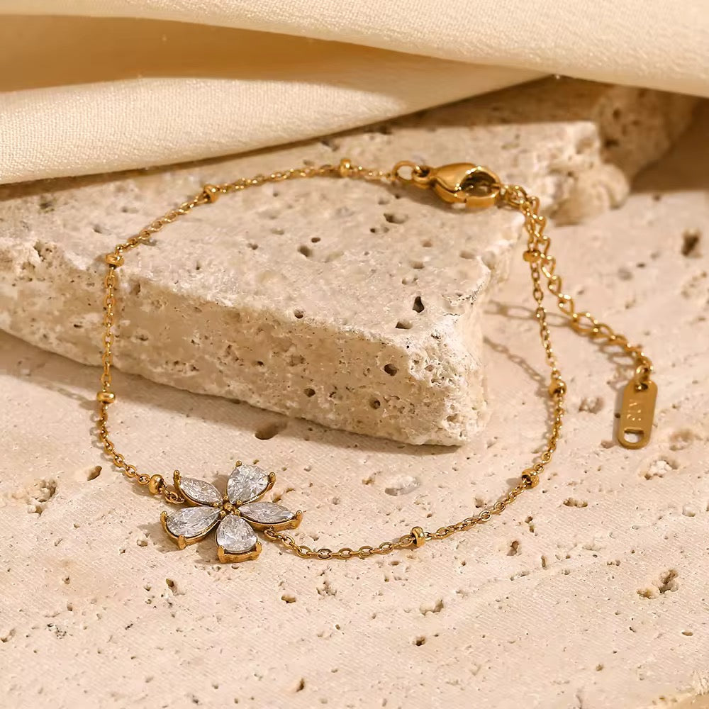 CRYSTAL FLORET BRACELET