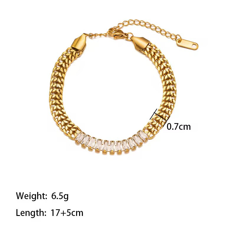 TENNIS CUBAN BRACELET