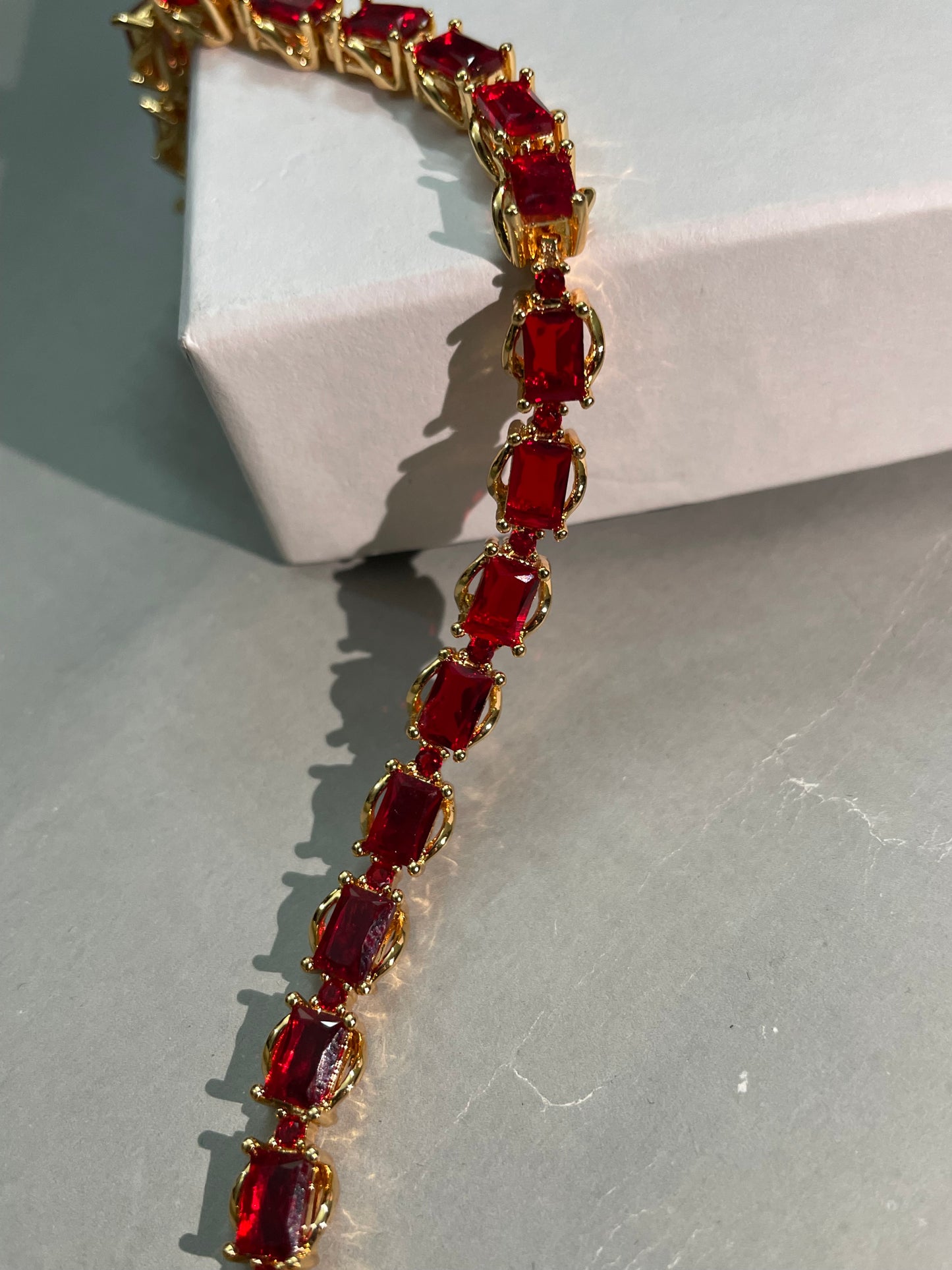 RUBY RECTANGULAR BRACELET
