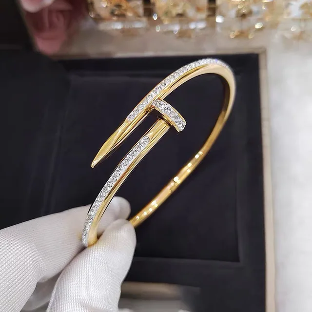 AMOR CZ NAIL BANGLE
