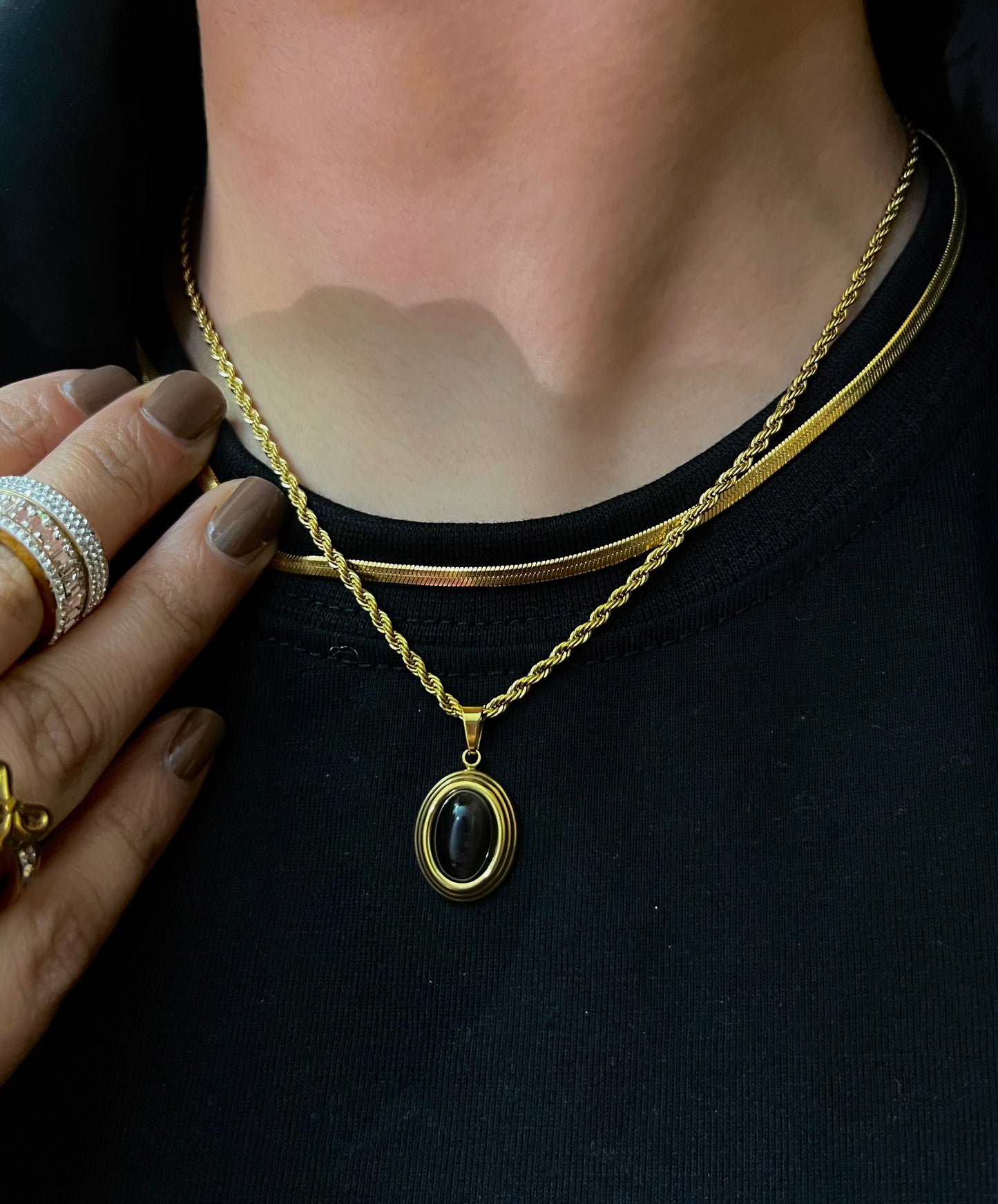 Vintage Nior Pendant 18K