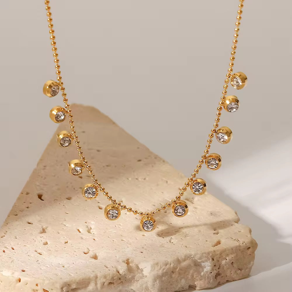 Crystal Drip Necklace