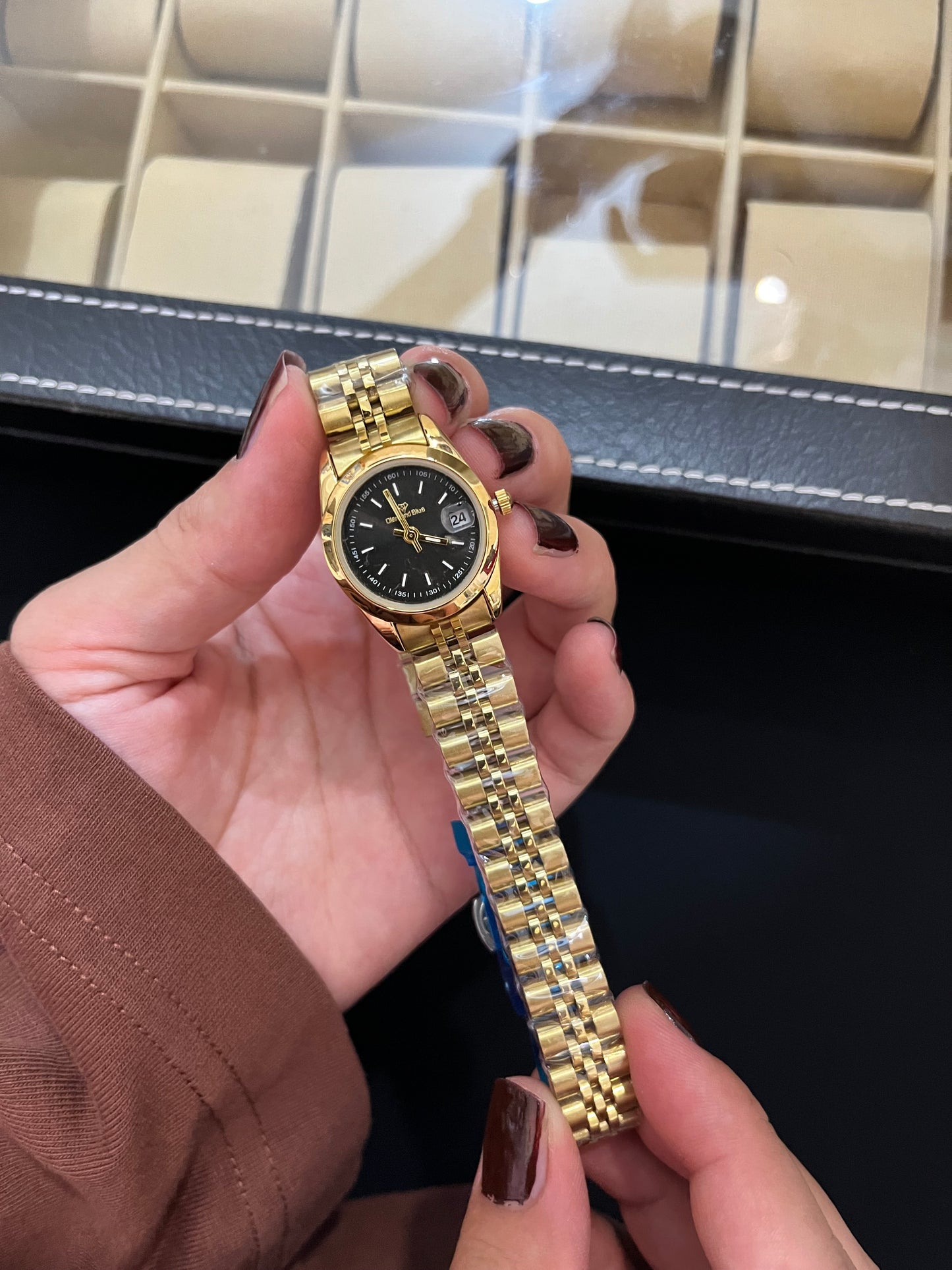 Black Diamond Dial Watch
