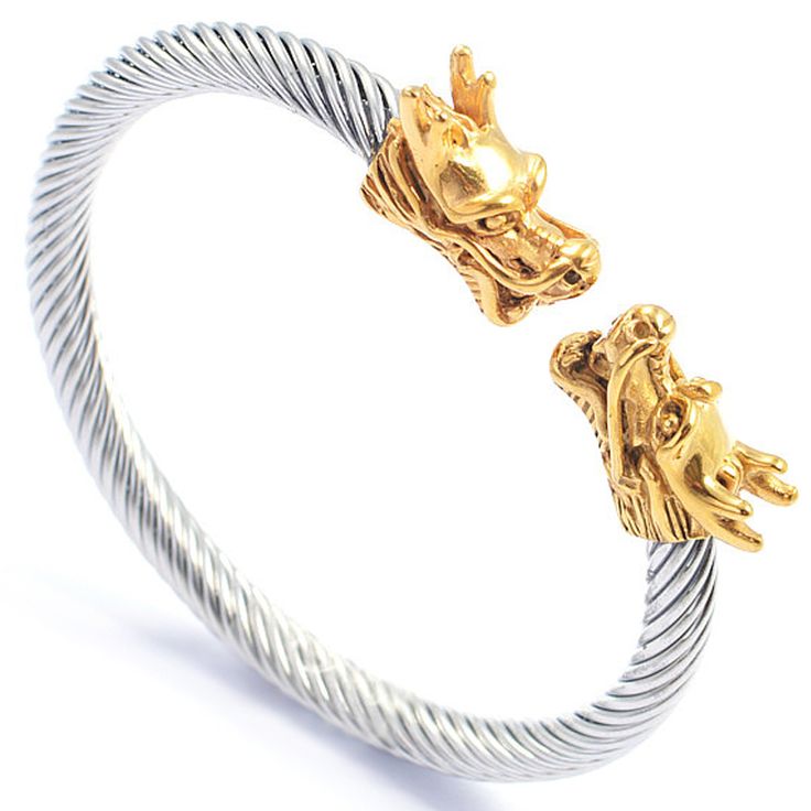 18k DracoTwist Bangle