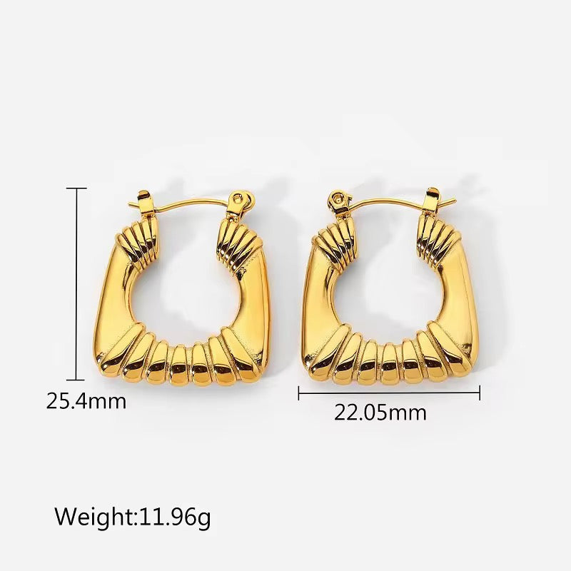BALI SQUARE HOOPS