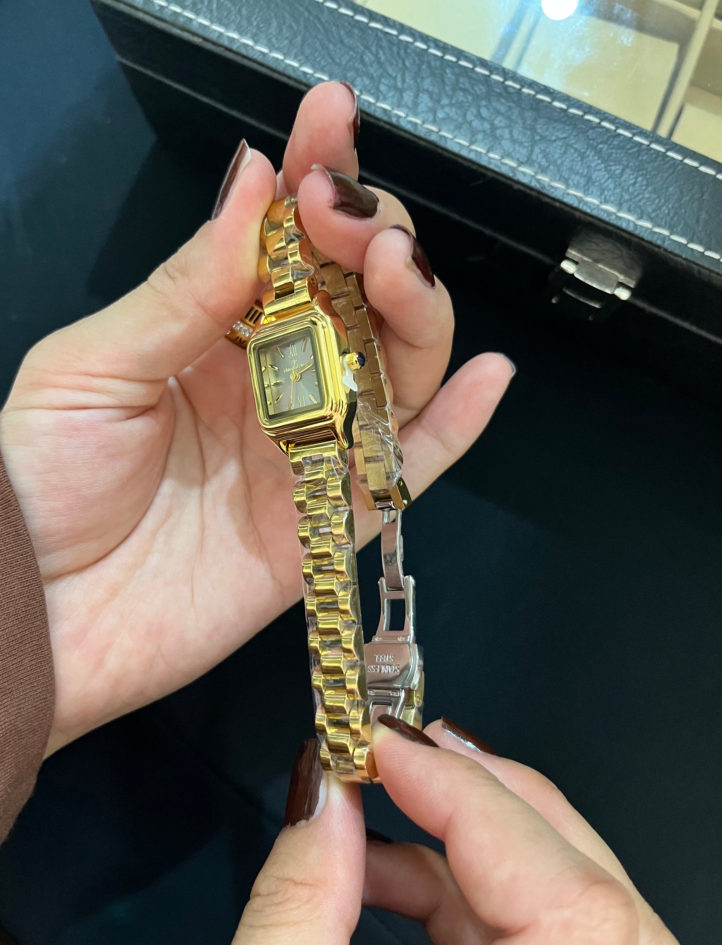 Aetherald Golden X Grey Dial Watch