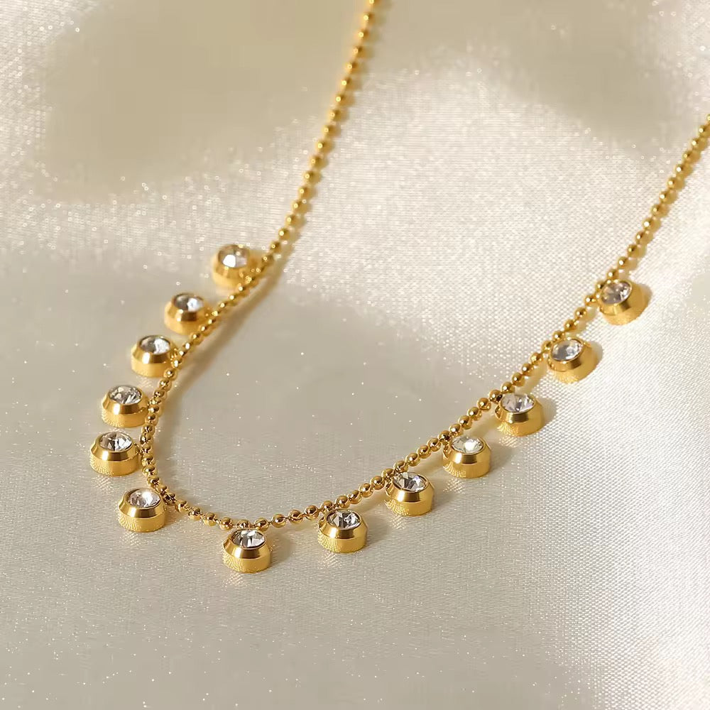 Crystal Drip Necklace