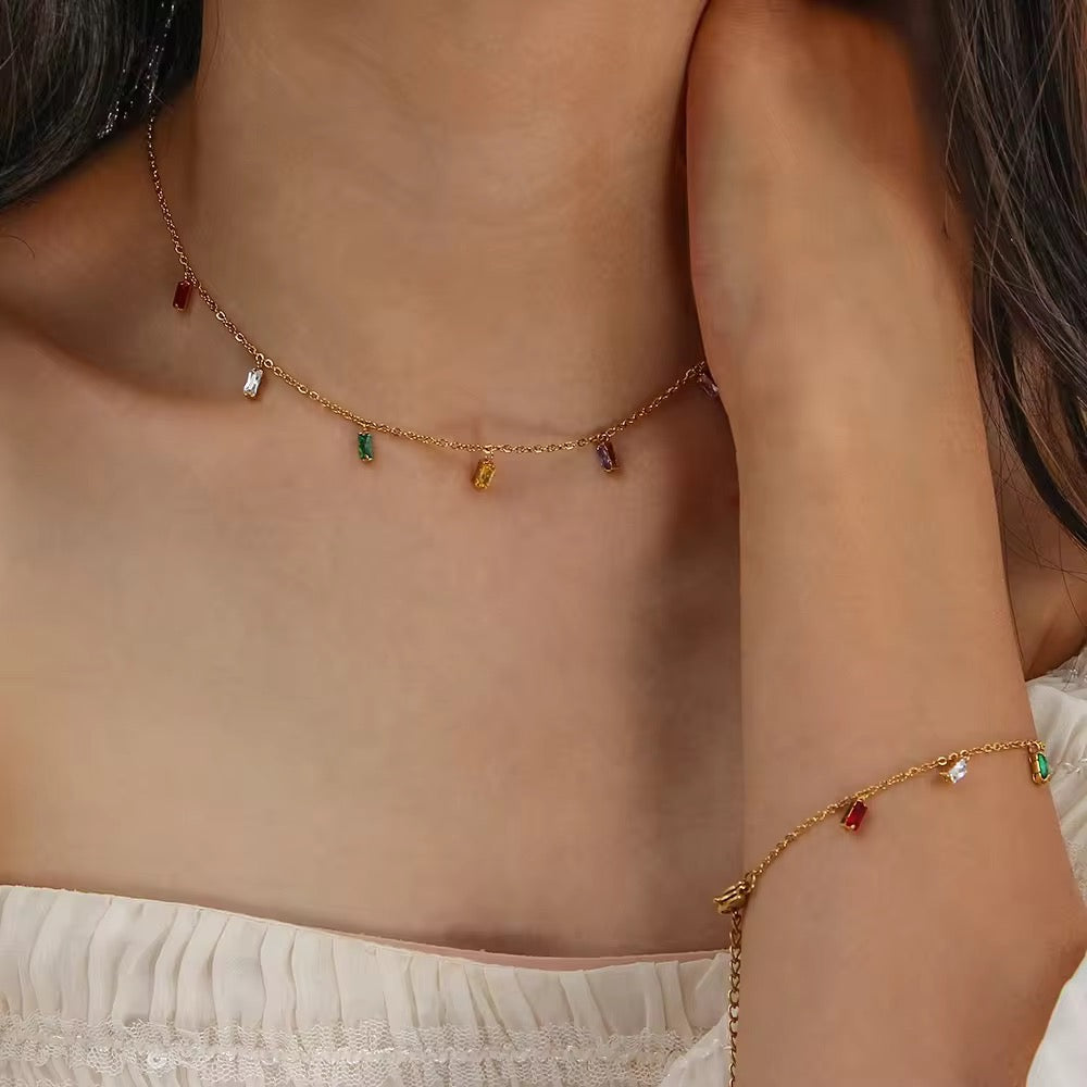 Crystal Charm Necklace
