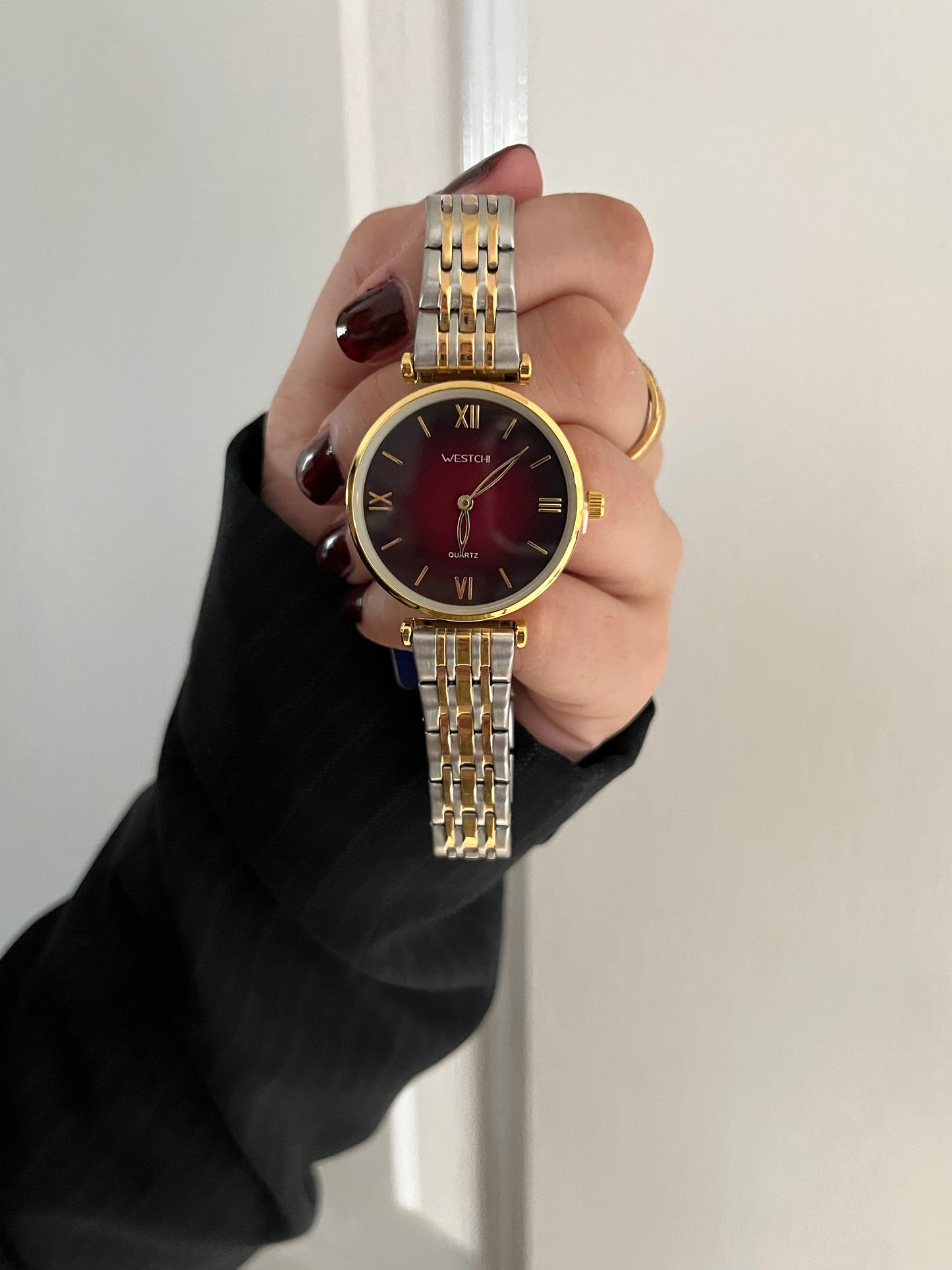 TWO TONE ROMAN WATCH✨