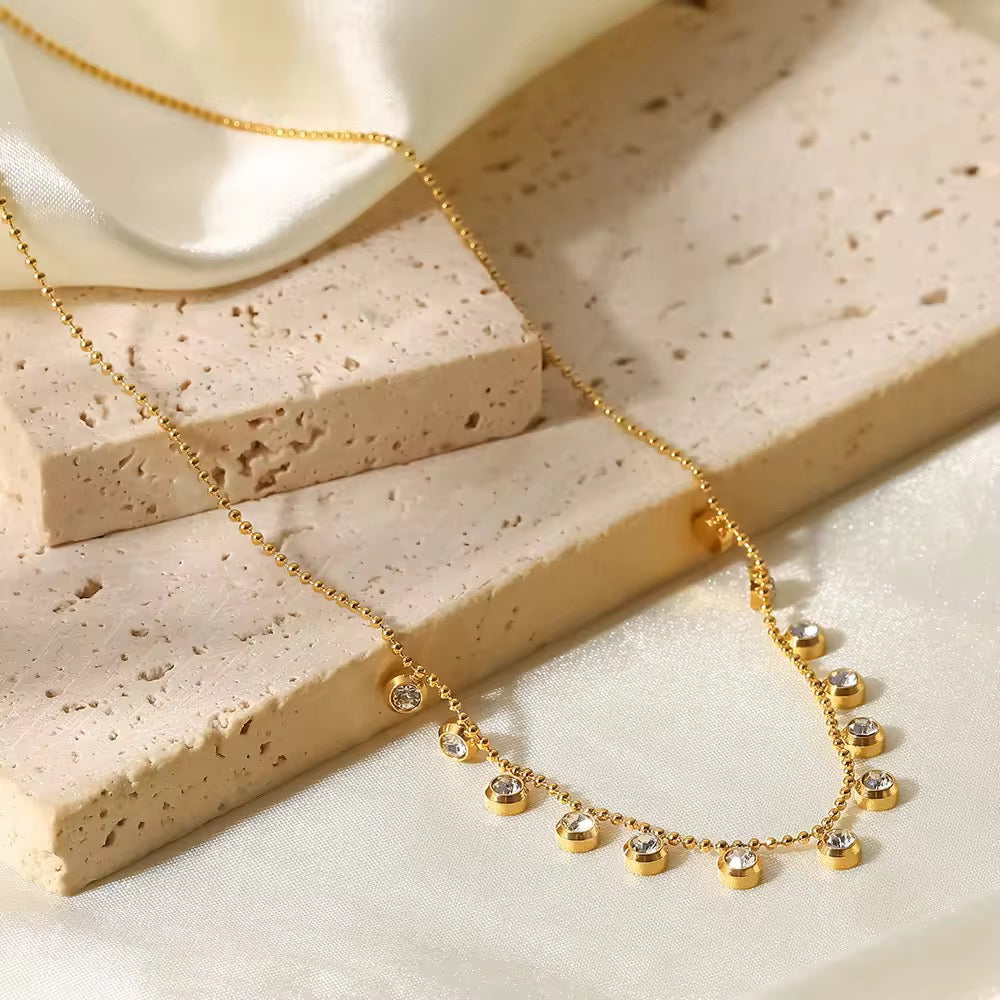 Crystal Drip Necklace