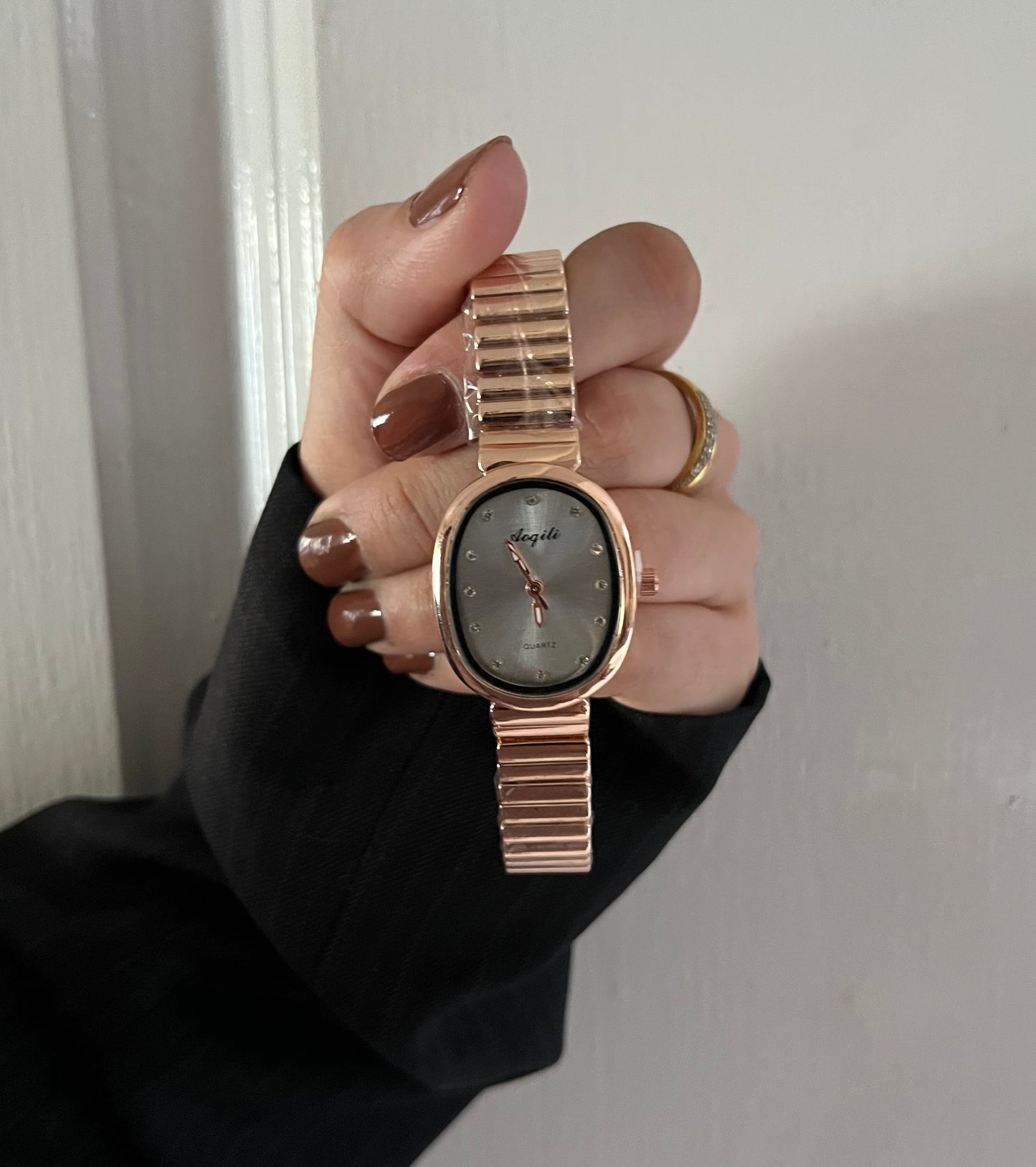 SILVER MIST OVAL WATCH