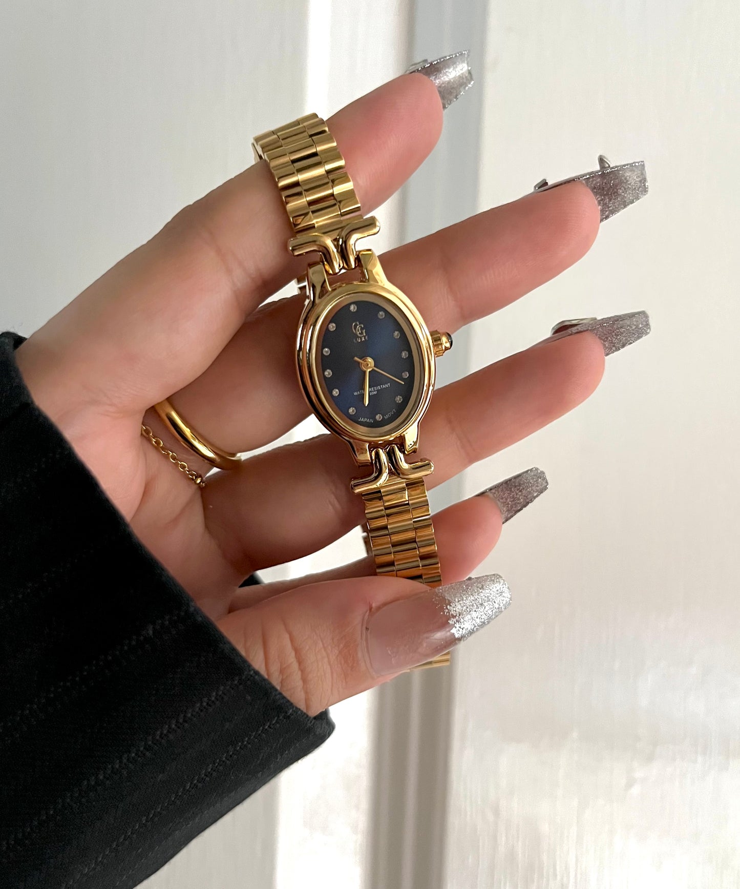 GOLD X SAPPHIRE DIAL WATCH