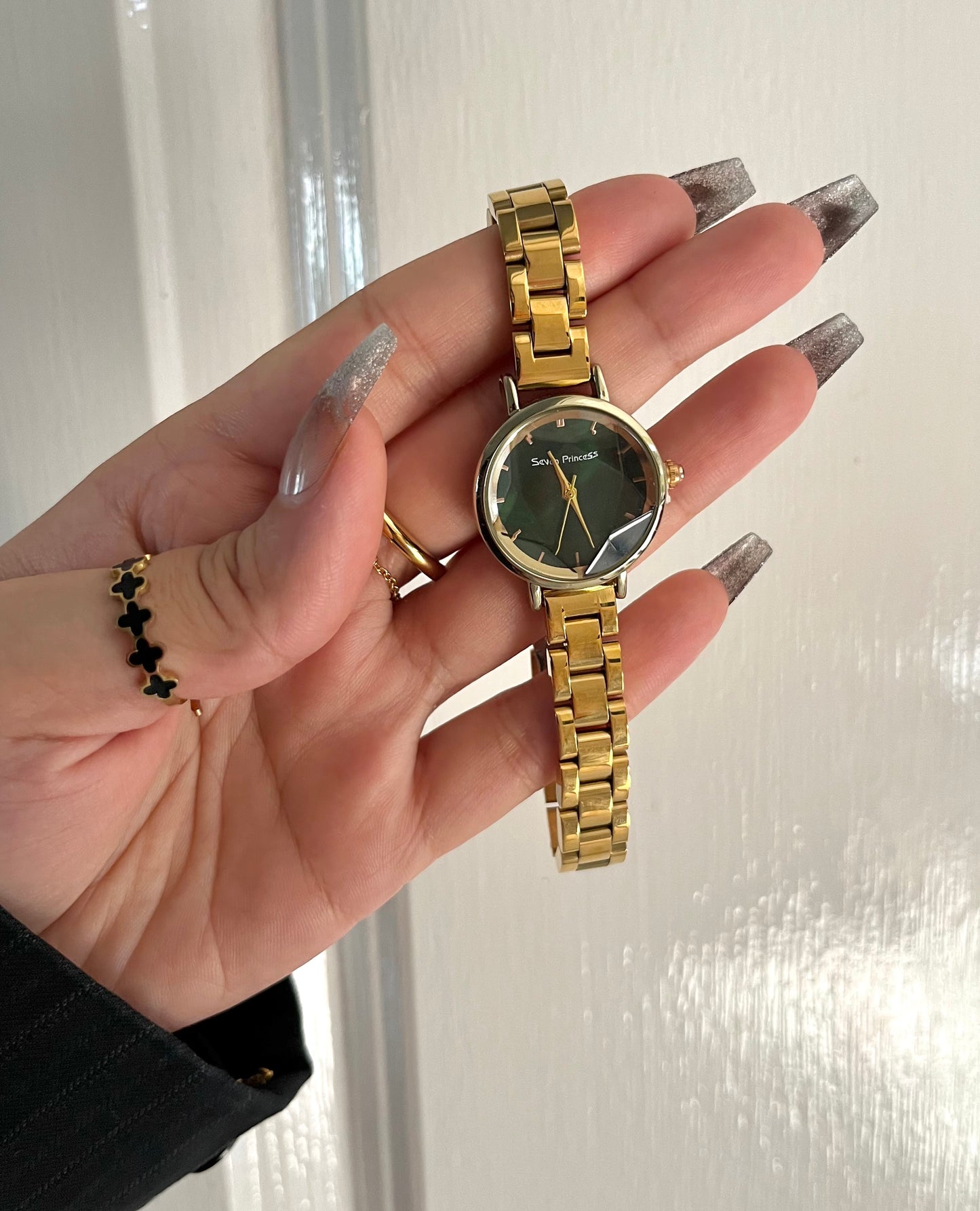 PERPETUAL GOLD X GREEN DIAL WATCH