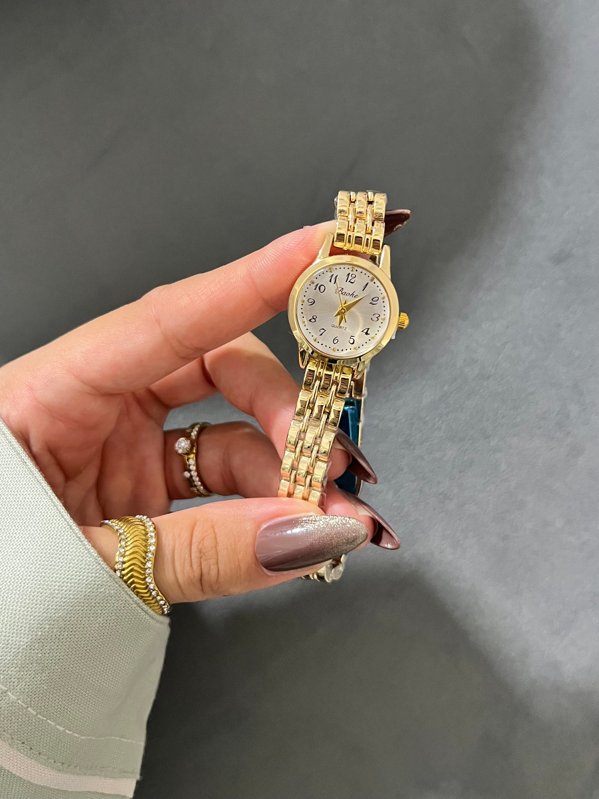 Arabella Gold Braided Watch✨