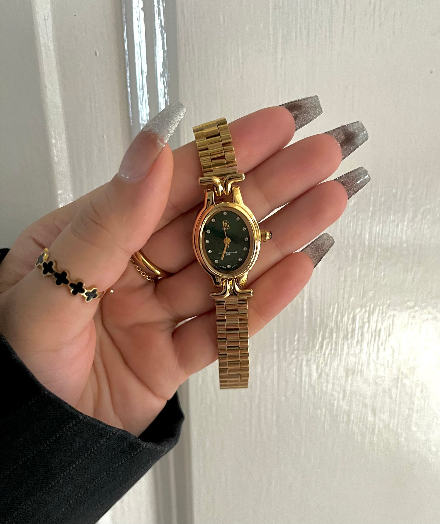 GOLD X GREEN DIAL WATCH