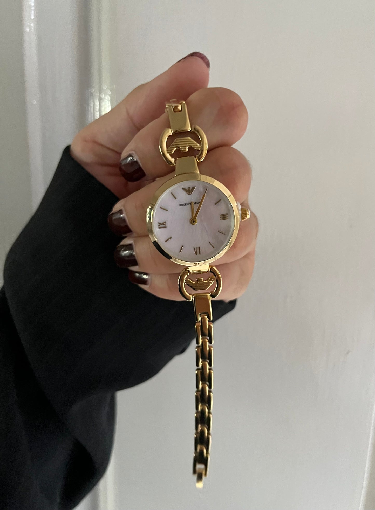 EMPORIO ARMANI LIGHT PINK DAIL WATCH