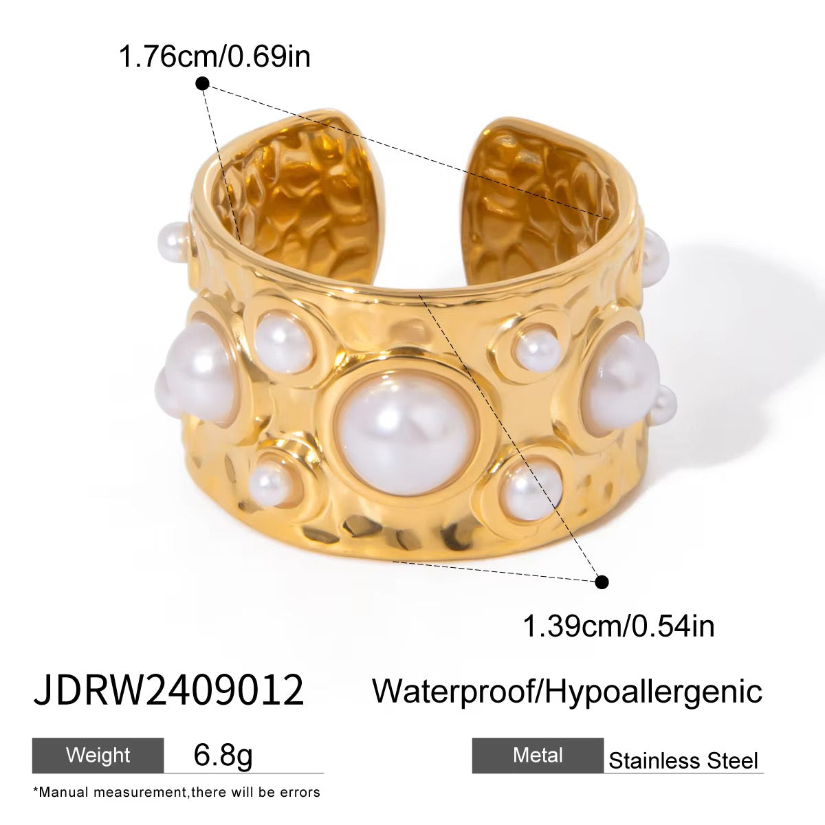 Palmonas Hammered Ring