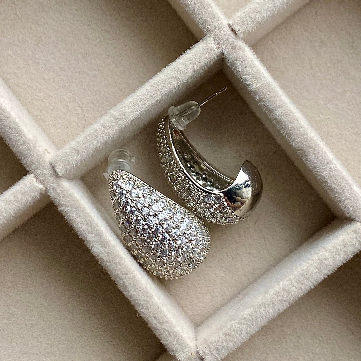 DIAMOND DROP STUDS