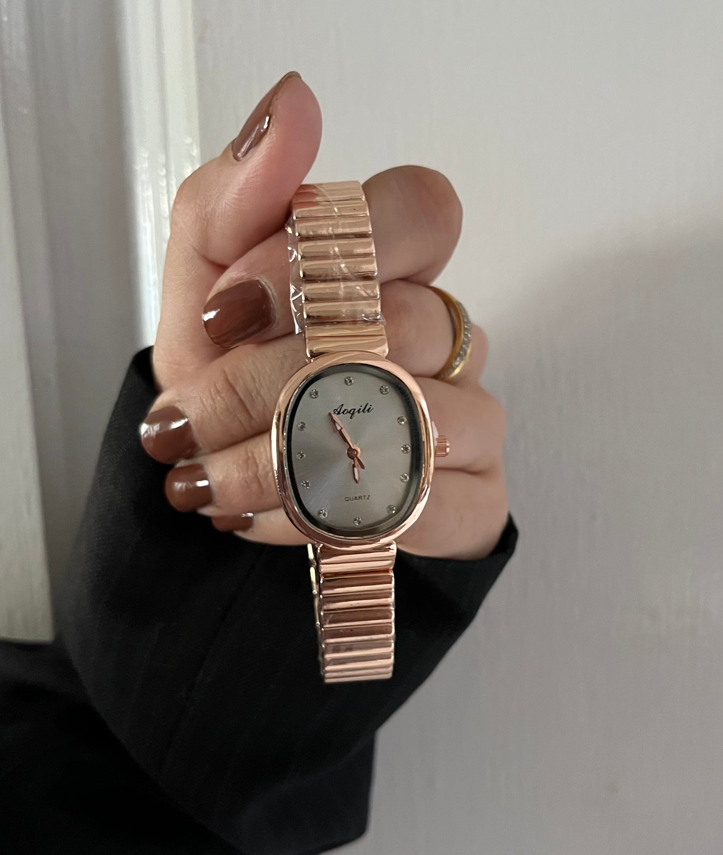SILVER MIST OVAL WATCH