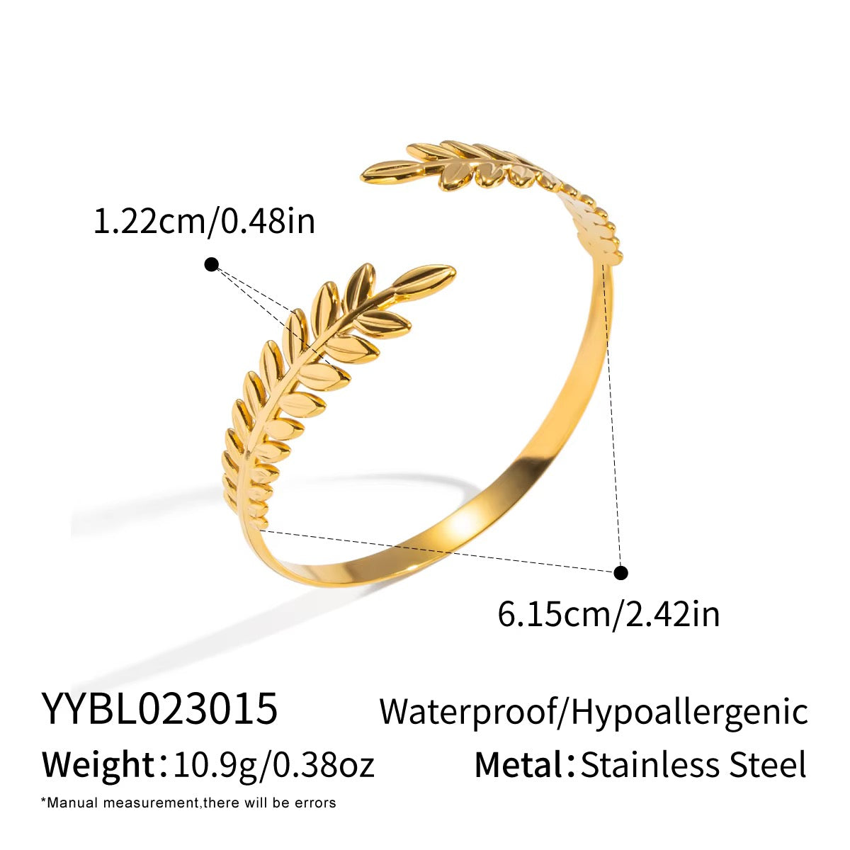 Laurel Leaf Bangle