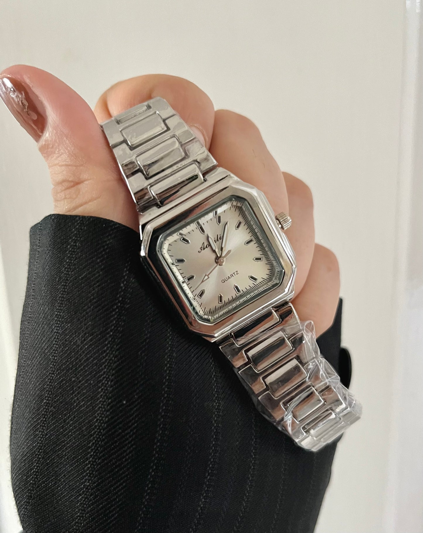 SLIVER ECLIPSE WATCH-Grey Dial✨