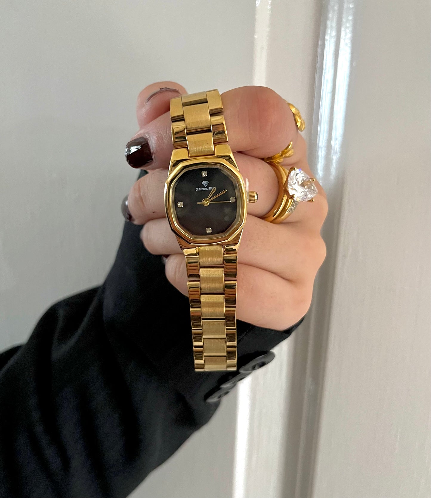DIAMOND DUSK BLACK X GOLD WATCH