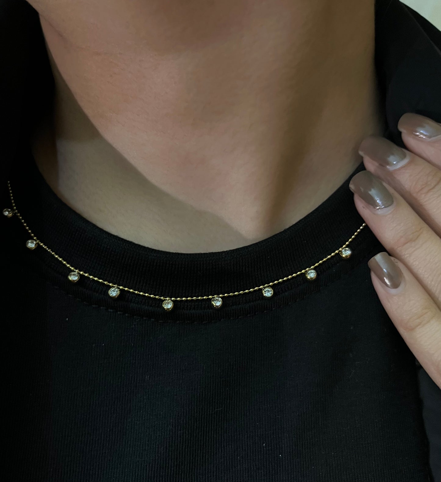 Crystal Drip Necklace