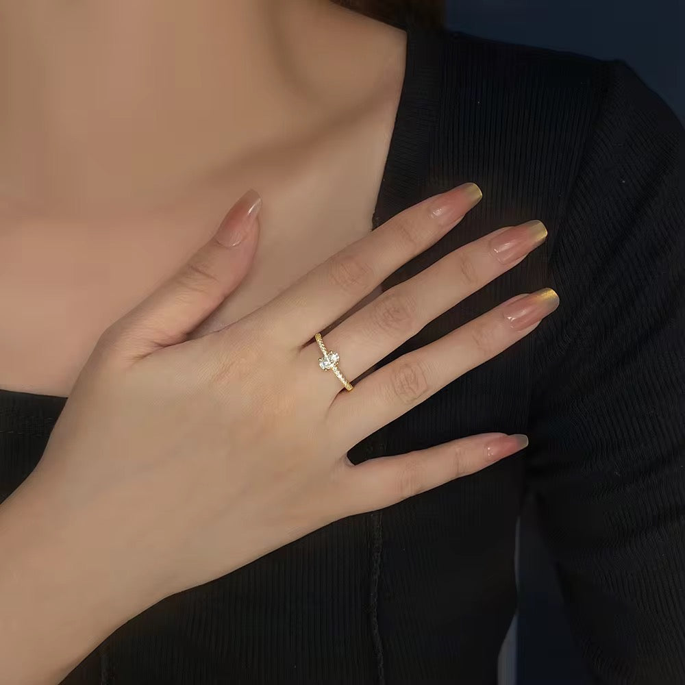 MINIMALIST CATHARINE RING-gold plated