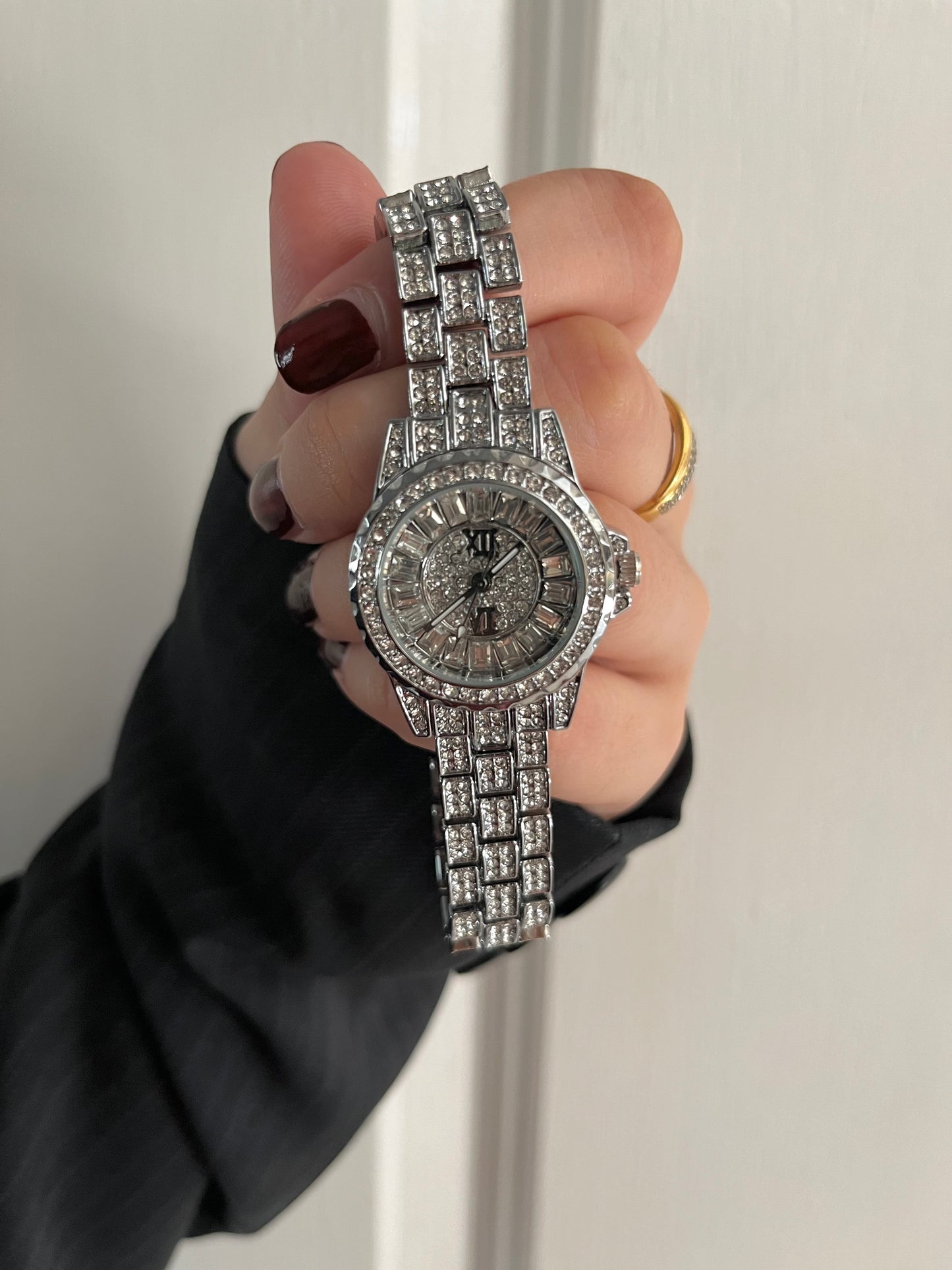 SILVER HOUR X ZIRCON WATCH