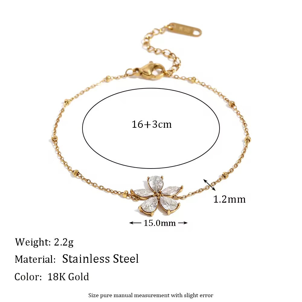 CRYSTAL FLORET BRACELET