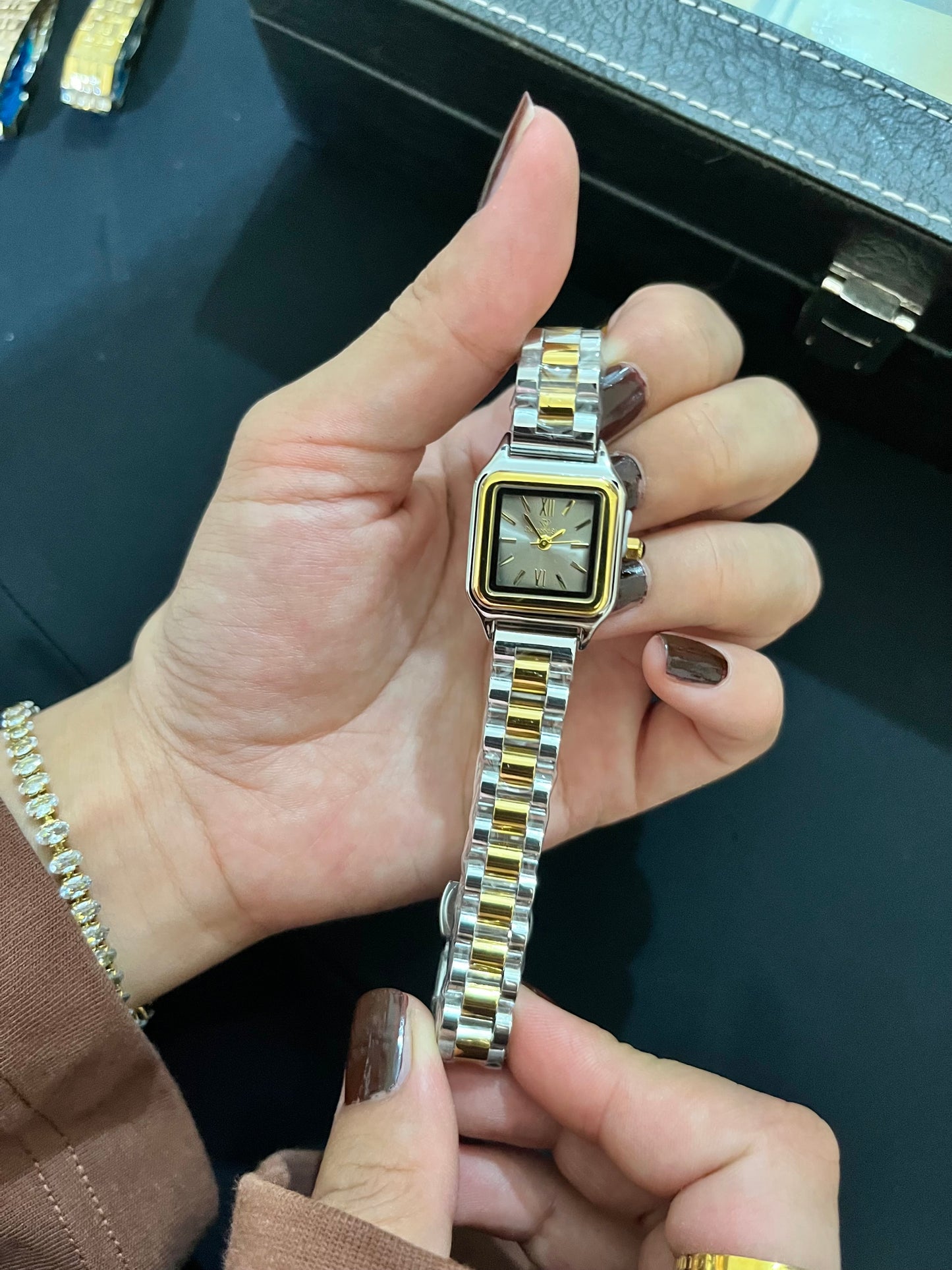 Aetherald Two Tone Grey Dial Watch