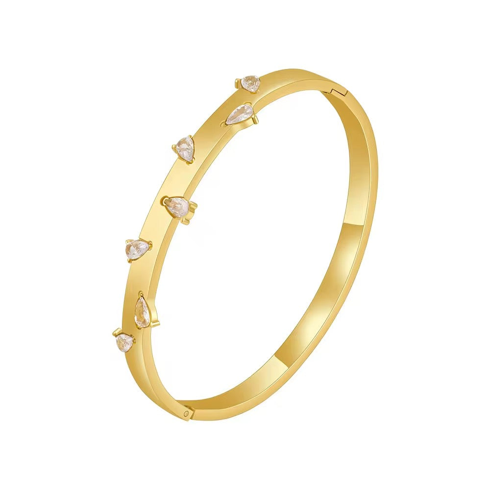 SHAINA DIAMOND CUT BANGLE