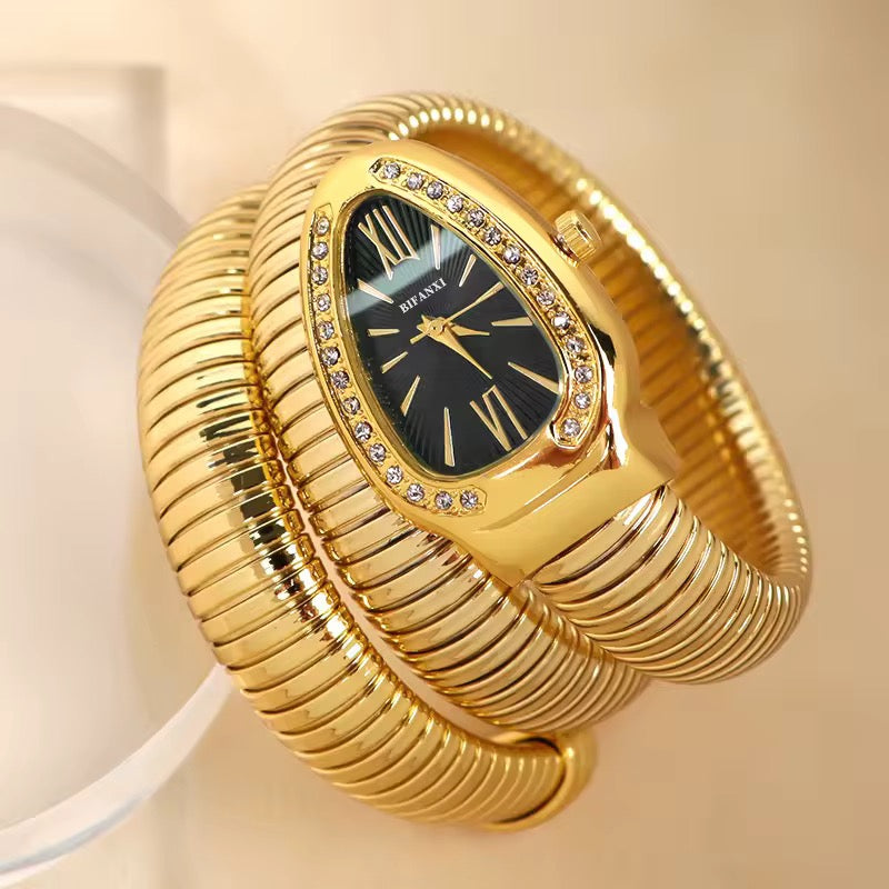 SERPENTINE WATCH-BLACK DIAL