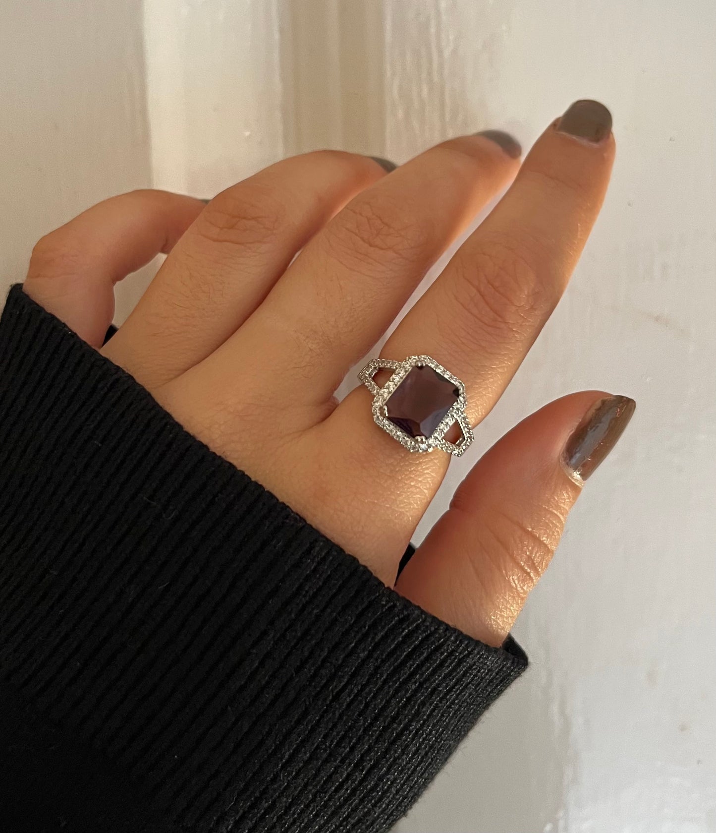 Lilac Love Ring