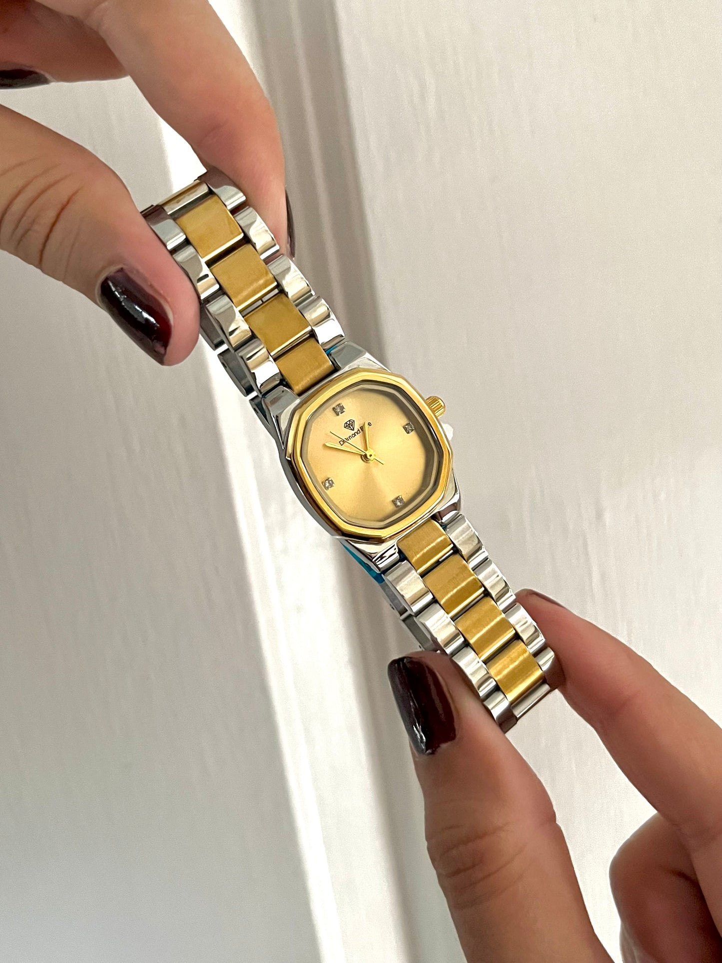 DIAMOND DUSK TWO TONE SILVER X GOLD WATCH