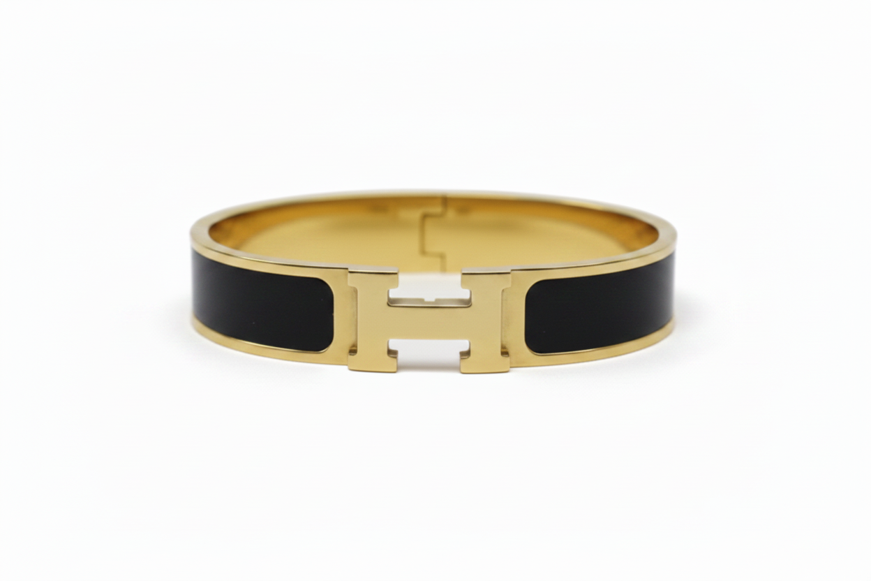 H-Black Bangle