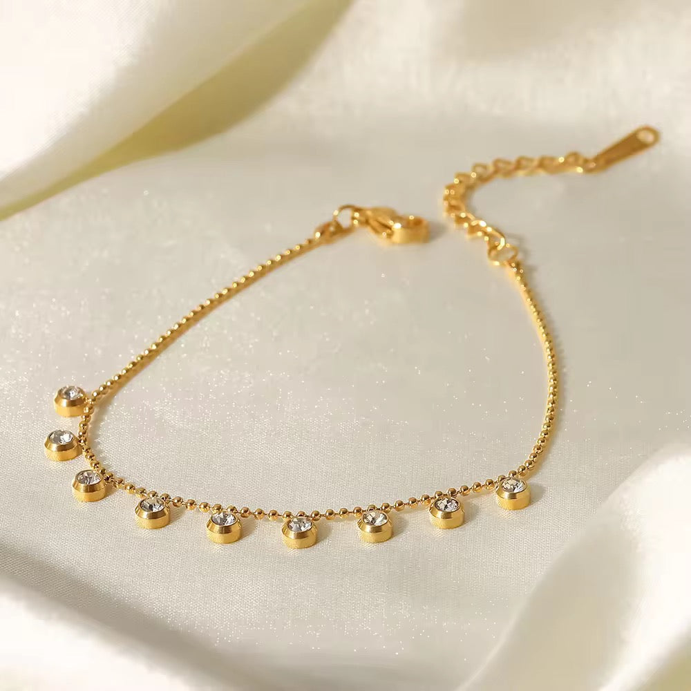 Crystal Charm Bracelet