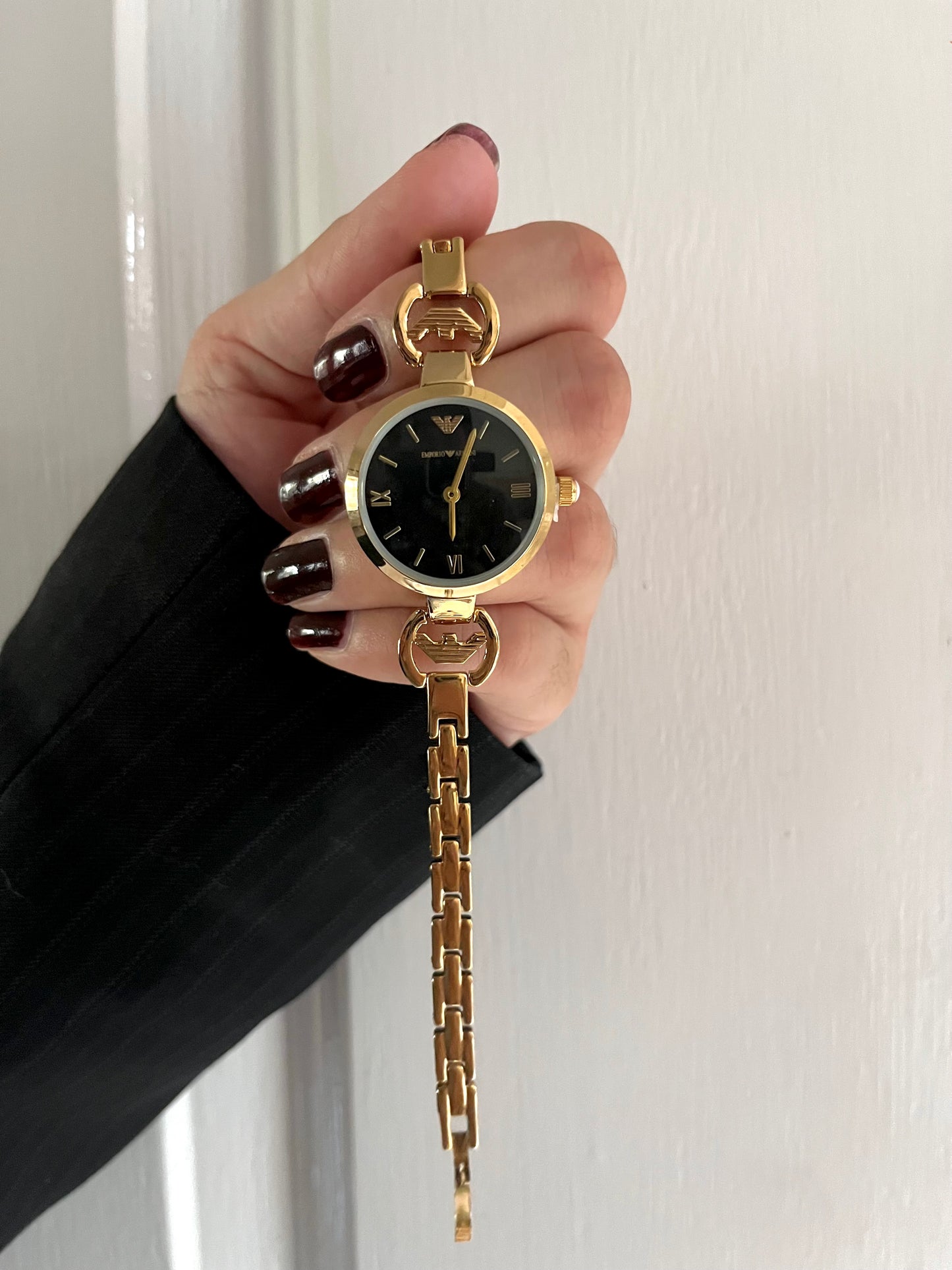 EMPORIO ARMANI BLACK DAIL WATCH