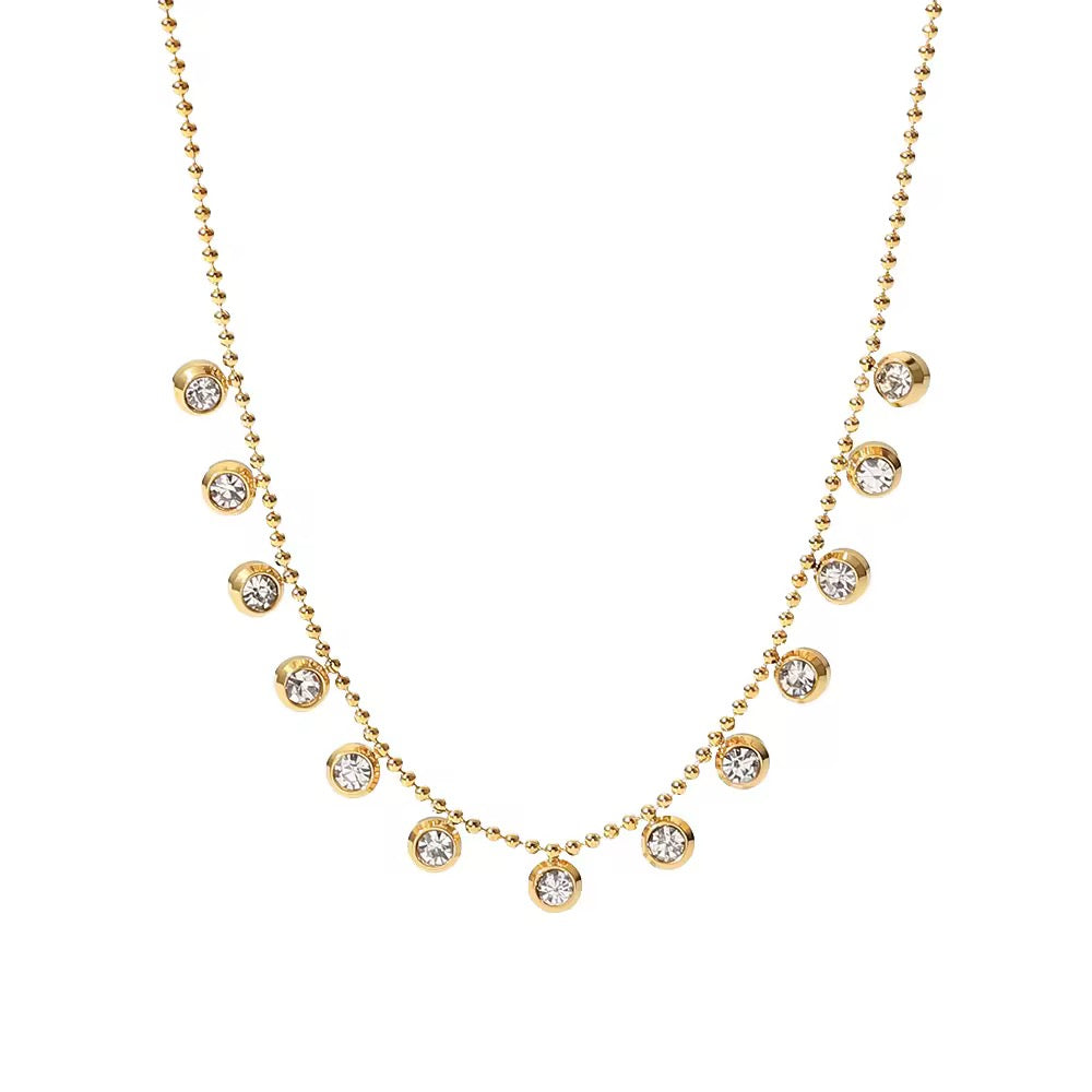 Crystal Drip Necklace
