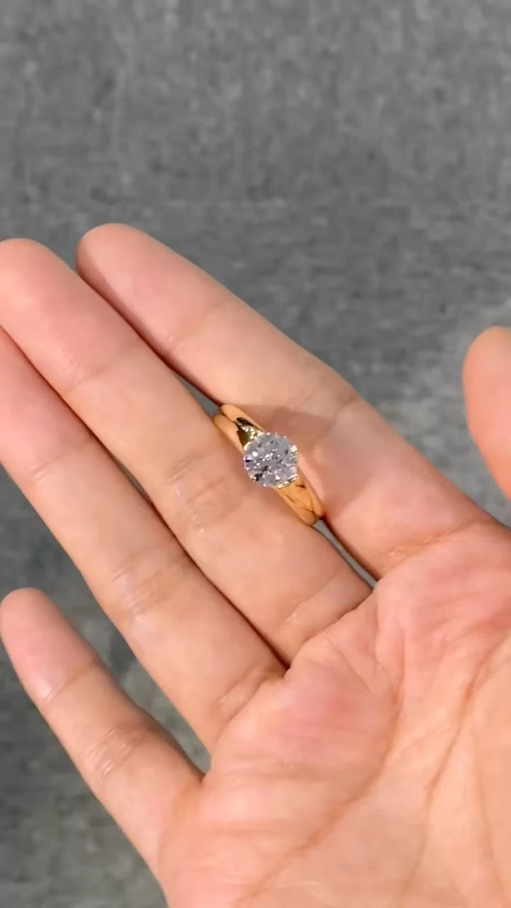 Beaded Stone Ring
