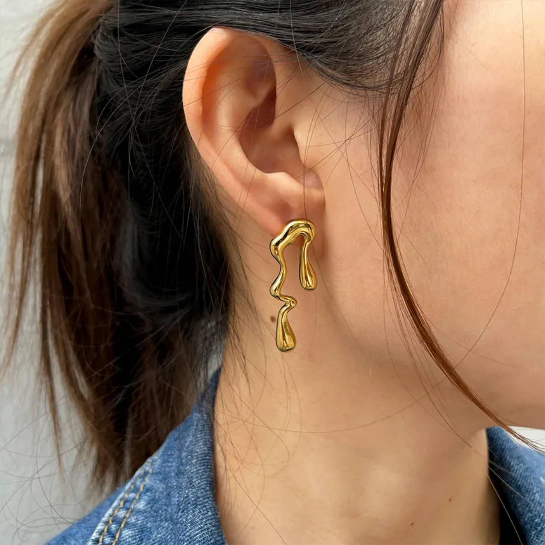 IRREGULAR WATER DROP EARRINGS