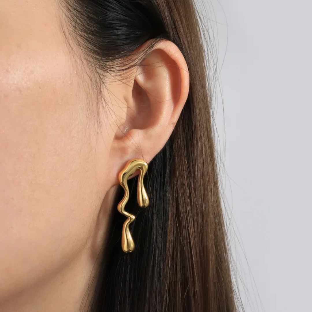 IRREGULAR WATER DROP EARRINGS