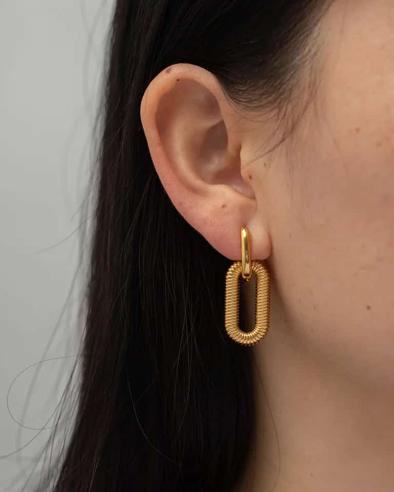 CHAIN LINK EARRINGS
