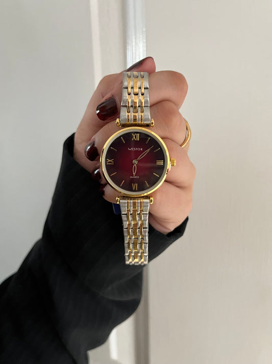 TWO TONE ROMAN WATCH✨