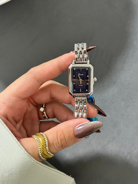Midnight Squarish-galaxy blue dial