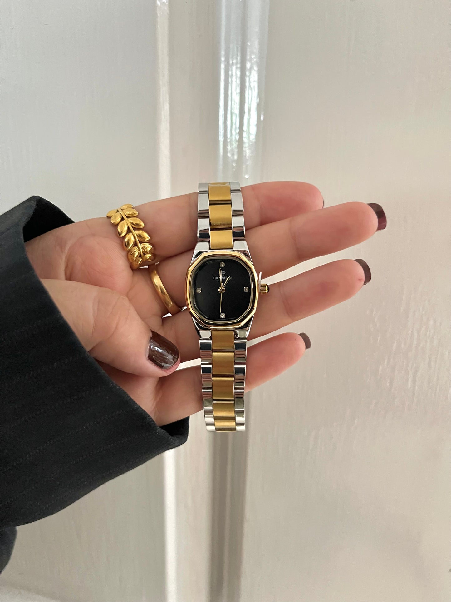 DIAMOND DUSK TWO TONE SILVER X GOLD WATCH