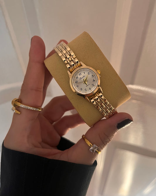 Arabella Gold Braided Watch✨